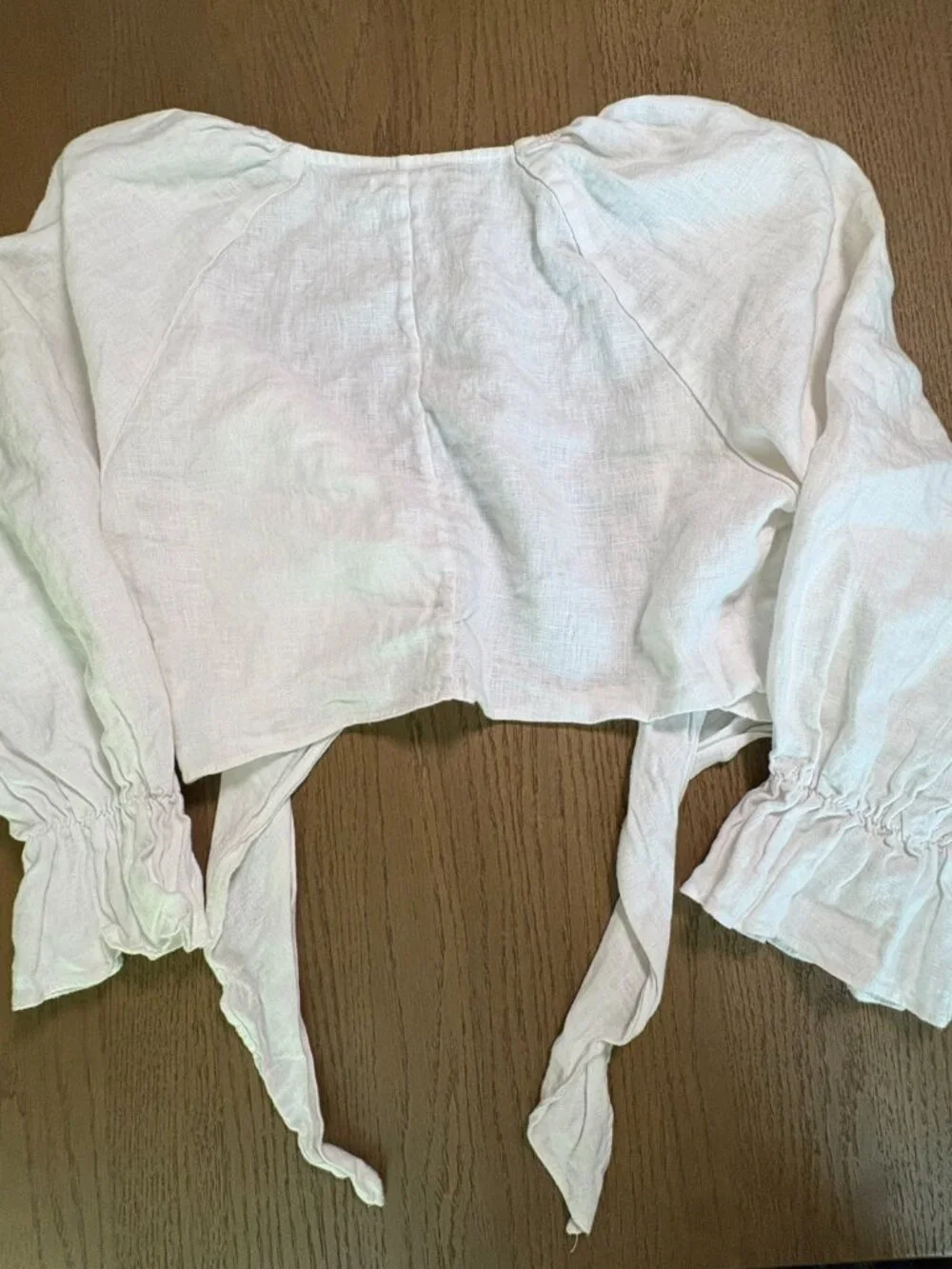 Reformation Hummingbird Linen Top | M